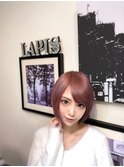 【Lapis新宿】ライトピンク☆ショート