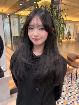 オズ 郡山駅前店(OZ) 小顔カット×アッシュブラウンレイヤー