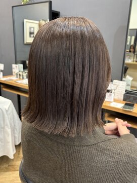 アルター(aL ter) 【ボブ×ブラウン】暗めカラー/グランマッシュ/鎌取/林愛華】