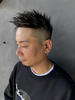 ラ カルモ(LA CALMO) フェードカット&ホワイトメッシュ