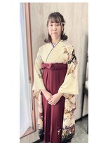 エムバランス(M.Valance) 袴のヘアセット