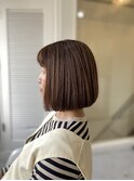 ミニボブグレージュカラータッセルボブ
