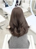 盛れるうるツヤくびれヘア＊ブリーチなしカラーヘーゼルベージュ