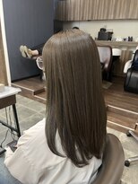 バセット バイ アルター 鎌取店(basset by aL-ter)&nbsp;ミルクティーブロンド/ダークブルー/デジタルパーマ/鎌取