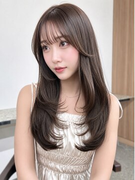 ミリ(mm) 10代20代30代レイヤーカット髪質改善くびれ巻き透明感仙台韓国