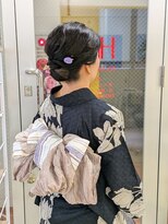 ヒデ美容室&nbsp;浴衣～シニヨンヘアアレンジ