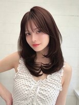 アグ ヘアー ハウス 角田店(Agu hair haus)&nbsp;《Agu hair》艶感ショコラブラウンくびれミディ