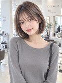 レイヤーボブ髪型20代30代40代50代前髪あり前髪なし面長丸顔越谷