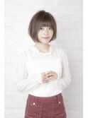 切りっぱなしボブ/エアリーロング/美髪/ピンクブラウン/銀座
