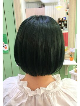 パワーオブヘアーセイカ(Power of Hair Seika) ダークグリーンボブ♪