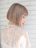 ルティア(Lutia) 切りっぱなしボブ ダブルカラー ベージュカラー☆