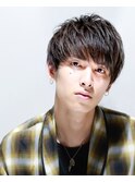 【ハイナチュラル】サイドパートコンパクト前下がりマッシュ