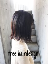 美容室 ツリー(Tree)&nbsp;ノンブローでおさまる大人 ボブ 『Tree hairsalon 』本厚木