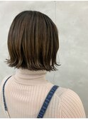 バレイヤージュナチュラルボブ