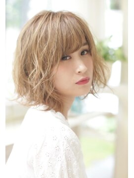 ジーナ 梅田(Zina) 【Zina 梅田】　イメチェンブルージュ×パーマスタイル