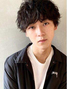 パーク(PARK) 【PARK】メンズフェザーマッシュ×リッジパーマ