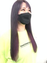 クラン ヘアーアンドスタジオ(CLAN hair & studio) #grey#purple