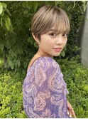 コンパクトショート 大人ショート シースルーバング