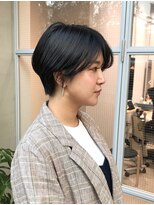 フィルムス 横浜(FILMS) ショートパーマデジタルパーマレイヤーカット前髪カット/横浜