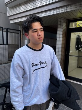 ウェルネス(Wellness) スキンフェードツイストスパイラルツーブロックマッシュ81