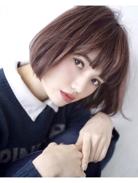 アール 北千住店(ar) マッシュボブ/ミニボブ×ナチュラルブラウン[北千住]