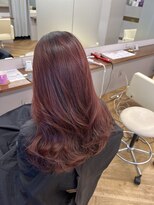 シカ 神戸三宮元町店(Cica)&nbsp;ボルドーカラー ワインレッド 暖色 韓国ヘア  髪質改善 三宮