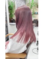 トップシェイプ(TOP SHAPE)&nbsp;ラベンダービィビィトピンク・ケアブリーチロングヘアー