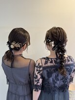ポニーと編み下ろし