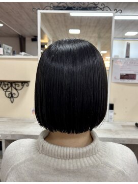 アボックス(abox) ボブ×艶髪縮毛矯正