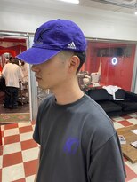 メリケンバーバーショップ トーキョー(MERICAN BARBERSHOP TYO)&nbsp;ハイライト/マッシュパーマ/ウルフ/アッシュブラック226