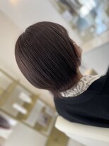 シャルム バイ アローズ 久留米店(CHARM BY AROSE)&nbsp;レイヤーボブ大人可愛いナチュラルブラウンショートウルフ