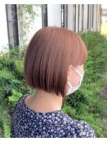 ルプラ ガーデン(le-pla garden)&nbsp;切りっぱなしボブ#ブリーチ#ダブルカラー#ベージュ#豊橋#豊川