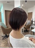 ナチュラル丸みショート