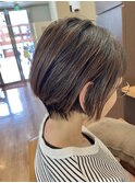 首にフィットするショート×頭の形をカバーするショート