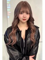 スライバイリアオオサカ(Sly By Ria OSAKA)&nbsp;ミルクティーグレージュ/ケアブリーチ/シールエクステ【梅田】