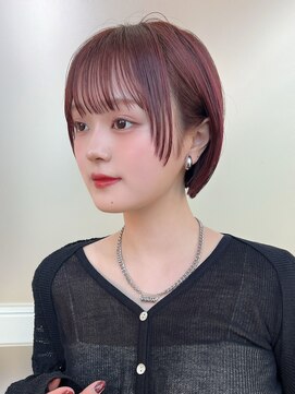 アフロート ディル(AFLOAT D'L) ボブ薄め前髪ワンレンタッセルボブ内巻きボブ結べるボブ小顔