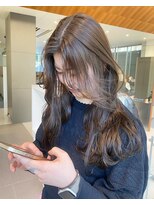 ローレンアオ(LOREN AO)&nbsp;オリーブベージュ/フェミニンロング/似合わせカット/矢場町/栄