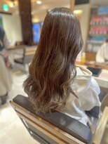 ヘアリゾート粋 ティガ 池袋店(tiga) セミロング巻きおろし/透明感ナチュラルブラウン