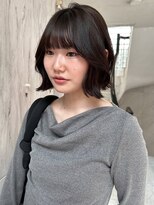 サイン 渋谷(SIGN)&nbsp;20代/タッセルボブ/レイヤーボブ/ハッシュボブ/透明感カラー