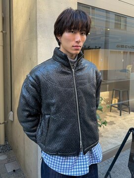 ガリカ 渋谷(Gallica) シースルーバングに重さと軽さのバランス◎メンズショートヘア