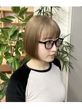 ミニボブ×シアーベージュ。喜連瓜破・駅近で“透けツヤ”更新