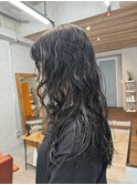 ロングパーマ