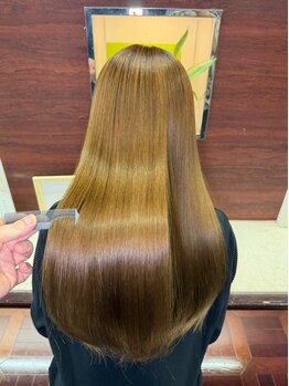 【髪質改善】Leoneプレミアムトリートメントで美しい艶感とまとまりをご体感◎繰り返す程素髪がキレイに！