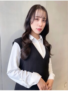 ヘアサロン ガリカ 表参道(hair salon Gallica) 【田中杏実】柔らかく透明感のあるミルクティーグレージュカラー