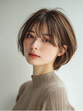 ロディーナコク 大口 新子安(rodina.coc) 黒髪カタログ/クラゲヘアー/オリーブグレー/大口子安新子安横浜