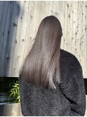 Straight long hair