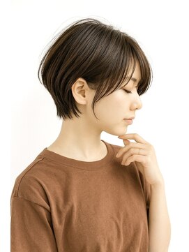 ☆お客様スタイル☆【艶カラーショート／二俣川／二俣川駅】