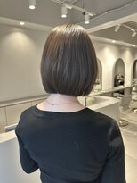 ムード(MOOD,)&nbsp;着物ヘア/大人ガーリー/ダークアッシュ/似合わせカット/銀座駅