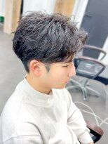 シープドッグ(SHEEP DOG)&nbsp;フェザーパーマ　ツーブロック　トレンドパーマ　おすすめ　福岡