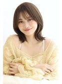 くびれミディアム×可愛い前髪×顔まわり30代40代
